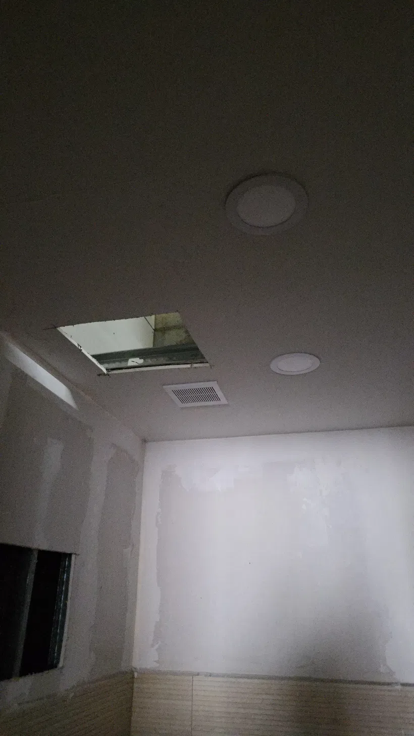Recessed lighting and bathroom extractor fan Houston TX 77071